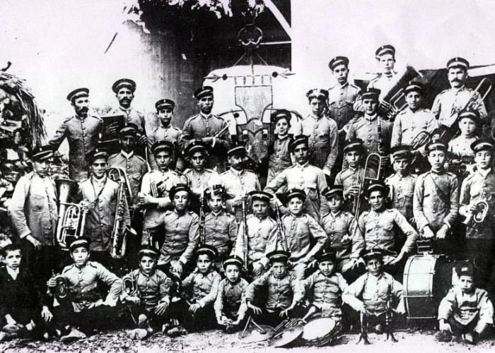 Banda de música de Alcantarilla de 1911 - Archivo A. Riquelme